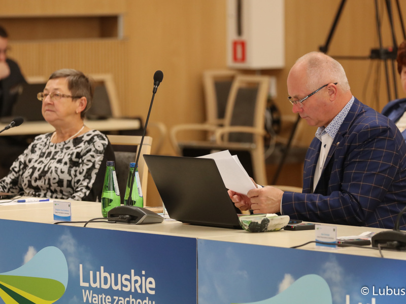 Radni wojewódzcy podczas XXXVI Sesji Sejmiku Województwa Lubuskiego