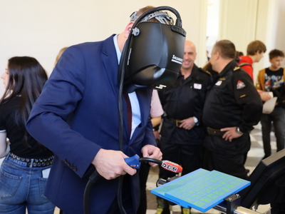 Konferencja - Sztuczna Inteligencja w Edukacji - wicemarszałek Łukasz Porycki  