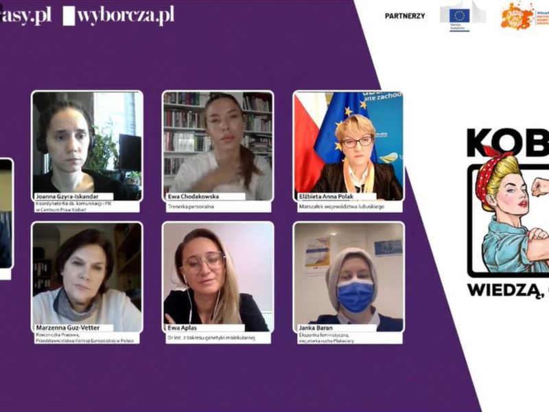 Uczestniczki debaty na temat przemocy wobec kobiet