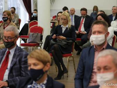 Uczestnicy Lubuskiego Forum Innowacyjności w Lubniewicach.