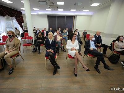 Uczestnicy Lubuskiego Forum Innowacyjności w Lubniewicach.
