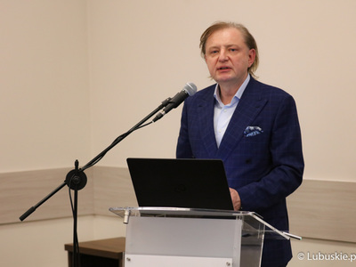 Uczestnik Lubuskiego Forum Innowacyjności w Lubniewicach.