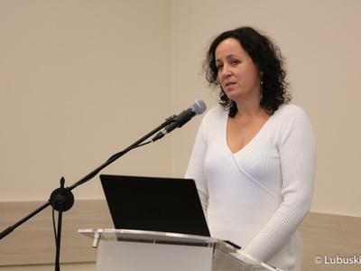 Uczestniczka Lubuskiego Forum Innowacyjności w Lubniewicach.