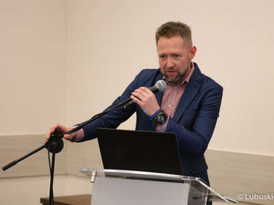 Uczestnik Lubuskiego Forum Innowacyjności w Lubniewicach.