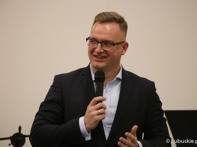 Uczestnik Lubuskiego Forum Innowacyjności w Lubniewicach.