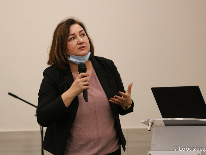 Uczestniczka Lubuskiego Forum Innowacyjności w Lubniewicach.