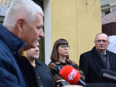 Konferencja prasowa - uczestnicy 