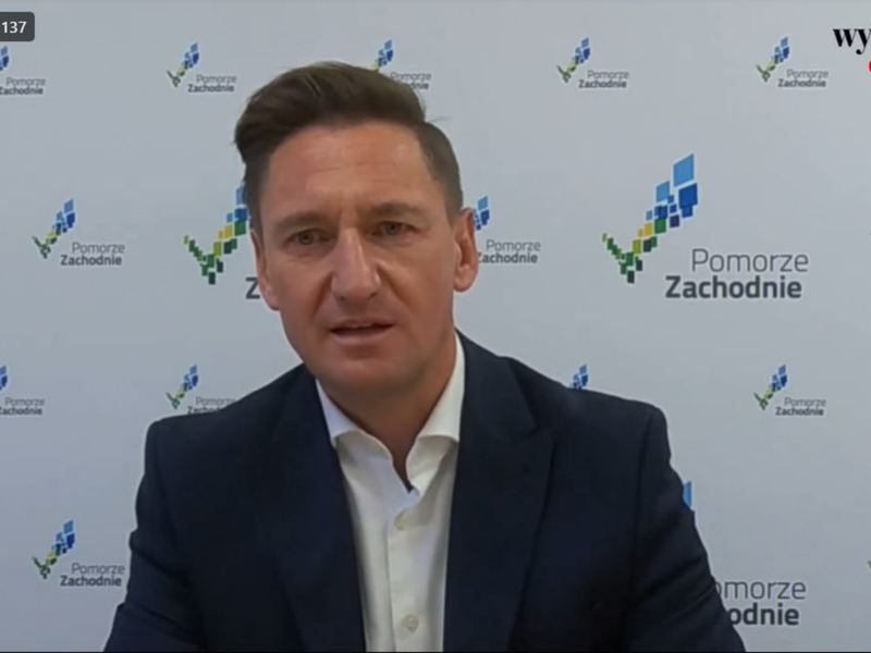 Marszałek woj. zachodniopomorskiego – Olgierd Geblewicz.