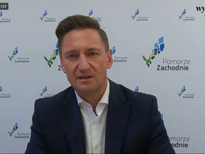Marszałek woj. zachodniopomorskiego – Olgierd Geblewicz.