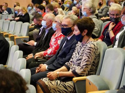 Koncertu Kolęd wysłuchał Rektor Uniwersytetu Zielonogórskiego prof. Wojciech Strzyżewski 