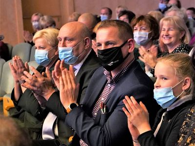 Koncertu Kolęd wysłuchali Wicemarszałek Łukasz Porycki, Przewodniczący Sejmiku Województwa Lubuskiego Wacław Maciuszonek. 