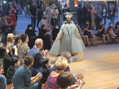 Pokaz mody Natalii Ślizowskiej na światowej wystawie EXPO 2020 w Dubaju