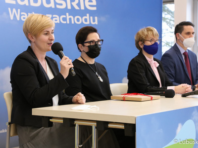 Konferencja prasowa dotycząca lubuskich projektów zgłoszonych w ramach drugiego naboru do Polskiego Ładu