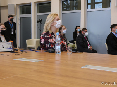 Konferencja prasowa dotycząca lubuskich projektów zgłoszonych w ramach drugiego naboru do Polskiego Ładu