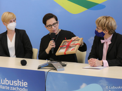 Konferencja prasowa dotycząca lubuskich projektów zgłoszonych w ramach drugiego naboru do Polskiego Ładu