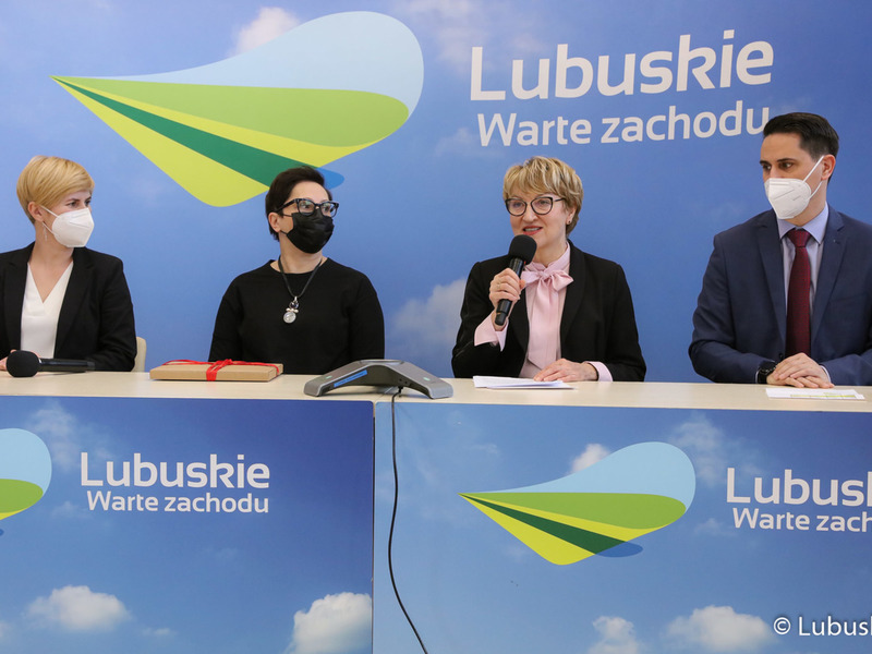 Konferencja prasowa dotycząca lubuskich projektów zgłoszonych w ramach drugiego naboru do Polskiego Ładu