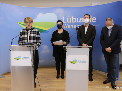 Konferencja prasowa na temat rozwoju Wielospecjalistycznego Szpitala Wojewódzkiego w Gorzowie Wlkp.
