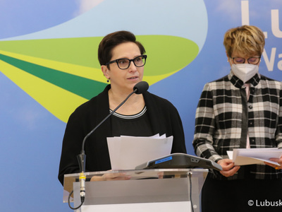 Konferencja prasowa na temat rozwoju Wielospecjalistycznego Szpitala Wojewódzkiego w Gorzowie Wlkp.