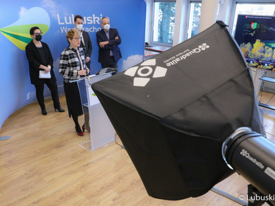 Konferencja prasowa na temat rozwoju Wielospecjalistycznego Szpitala Wojewódzkiego w Gorzowie Wlkp.