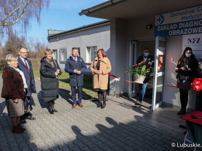 Otwarcie sterylizatorni z szpitalu w Krośnie Odrz.