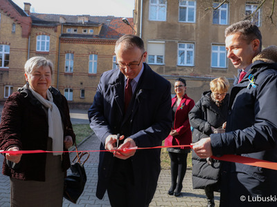 Otwarcie sterylizatorni z szpitalu w Krośnie Odrz.
