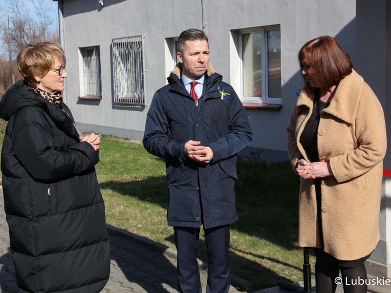 Otwarcie sterylizatorni z szpitalu w Krośnie Odrz.
