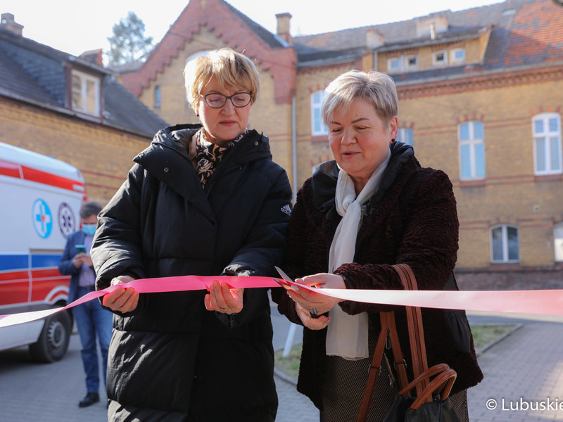 Otwarcie sterylizatorni z szpitalu w Krośnie Odrz.