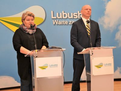Uczestnicy II części konferencji prasowej