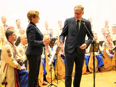 11 kwietnia 2022 r. Koncert „Z Ukrainą w Sercu” Narodowej Kapeli Bandurzystów Ukrainy im. Georgy Maiboroda w Filharmonii Zielonogórskiej objęła honorowym patronatem marszałek województwa lubuskiego Elżbieta Anna Polak
