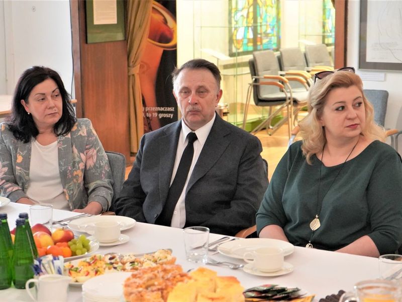 Wicemarszałek Łukasz Porycki oraz dyrekcja Departamentu Infrastruktury Społecznej UMWL spotkali się z szefami lubuskich instytucji kultury.