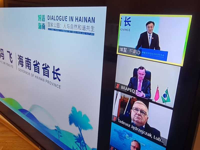 Wideokonferencja z prowincją Hainan nt. parków narodowych