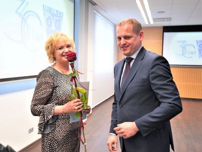 Ośrodka Doskonalenia Nauczycieli w Zielonej Górze 30 lat swojej działalności świętował 27 kwietnia 2022 r. w zielonogórskim Ruben Hotel. 