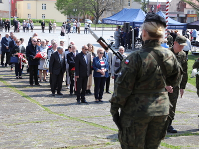 Obchody 231. rocznicy uchwalenia Konstytucji 3 Maja w Krośnie Odrz.