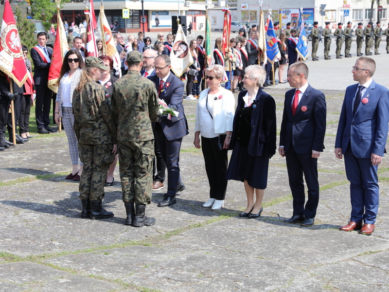 Obchody 231. rocznicy uchwalenia Konstytucji 3 Maja w Krośnie Odrz.