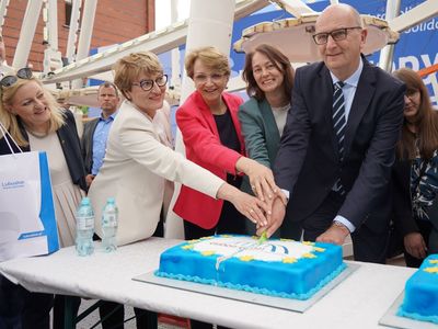 7 maja 2022 r. w Guben i Gubinie świętowano Dzień Europy 2022. 