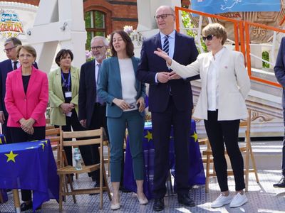 7 maja 2022 r. w Guben i Gubinie świętowano Dzień Europy 2022. 