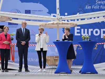 7 maja 2022 r. w Guben i Gubinie świętowano Dzień Europy 2022. 