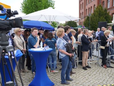 7 maja 2022 r. w Guben i Gubinie świętowano Dzień Europy 2022. 