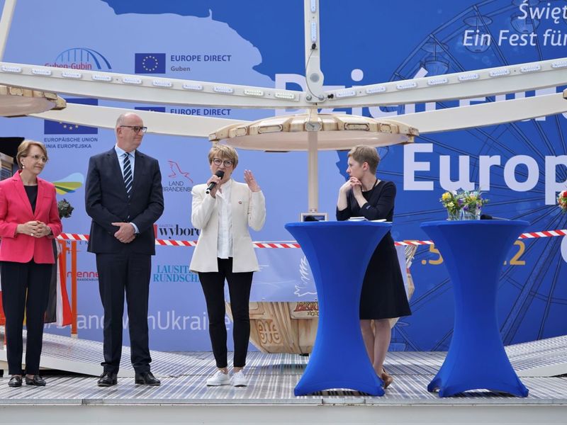 7 maja 2022 r. w Guben i Gubinie świętowano Dzień Europy 2022.