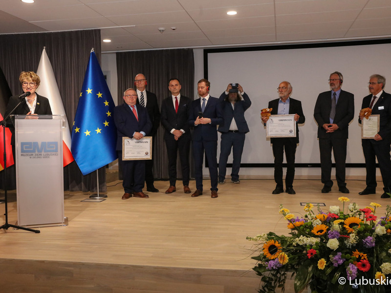 Uczestnicy VII Szczytu Politycznego Partnerstwa Odry w Zielonej Górze