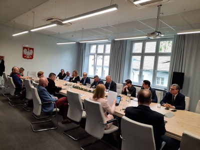 Konferencja prasowa i spotkanie w Urzędzie Miasta Gorzowa Wlkp. ws. budowy północnej obwodnicy miasta