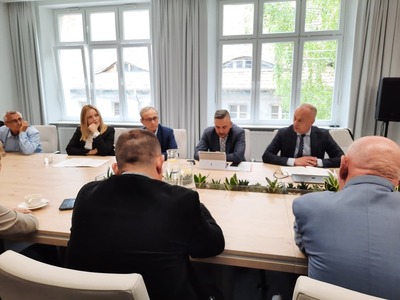 Konferencja prasowa i spotkanie w Urzędzie Miasta Gorzowa Wlkp. ws. budowy północnej obwodnicy miasta
