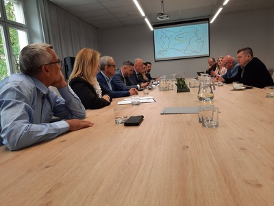 Konferencja prasowa i spotkanie w Urzędzie Miasta Gorzowa Wlkp. ws. budowy północnej obwodnicy miasta