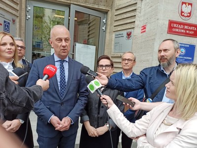 Konferencja prasowa i spotkanie w Urzędzie Miasta Gorzowa Wlkp. ws. budowy północnej obwodnicy miasta