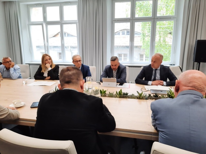 Konferencja prasowa i spotkanie w Urzędzie Miasta Gorzowa Wlkp. ws. budowy północnej obwodnicy miasta