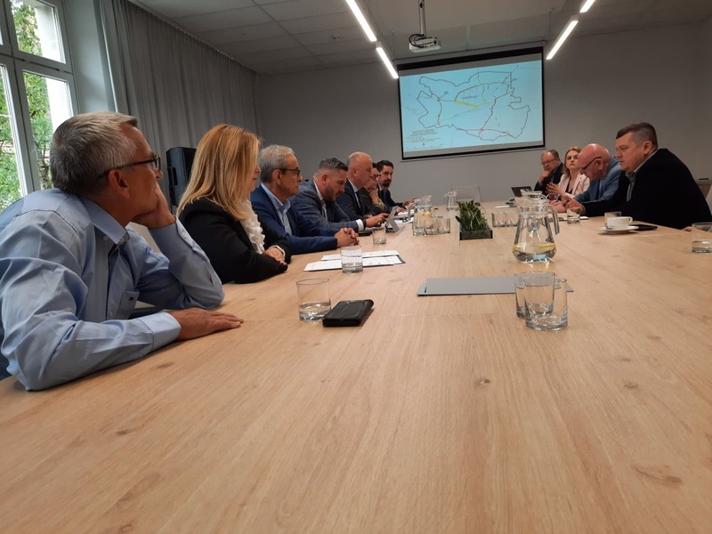 Konferencja prasowa i spotkanie w Urzędzie Miasta Gorzowa Wlkp. ws. budowy północnej obwodnicy miasta