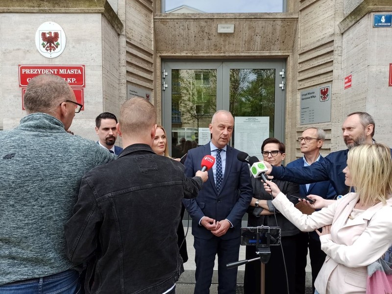 Konferencja prasowa i spotkanie w Urzędzie Miasta Gorzowa Wlkp. ws. budowy północnej obwodnicy miasta