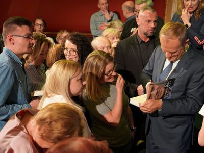 Spotkanie Donalda Tuska z mieszkańcami Gorzowa Wlkp. 