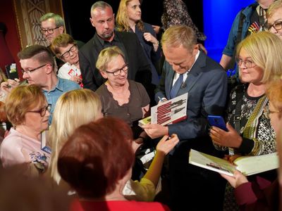 Spotkanie Donalda Tuska z mieszkańcami Gorzowa Wlkp. 