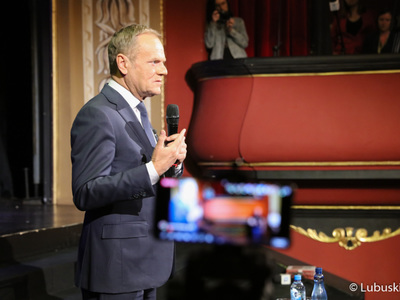 Spotkanie Donalda Tuska z mieszkańcami Gorzowa Wlkp. 
